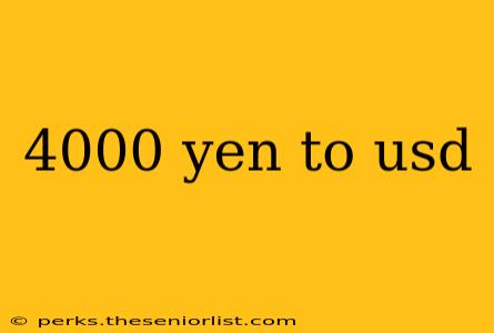 4000 yen to usd