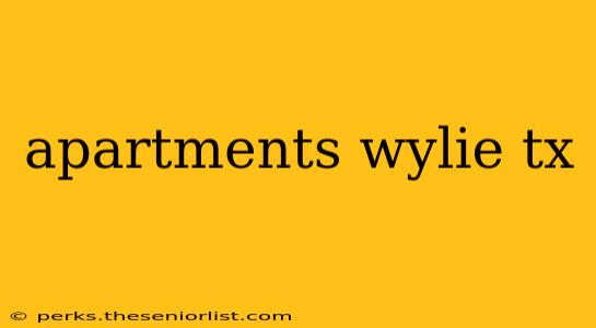 apartments wylie tx