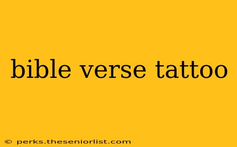 bible verse tattoo