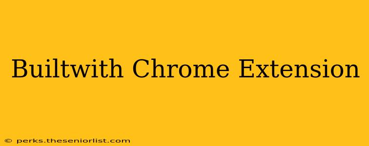Builtwith Chrome Extension