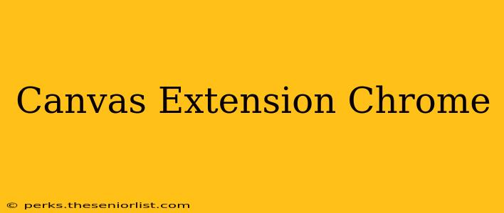 Canvas Extension Chrome