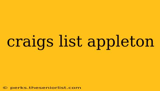 craigs list appleton