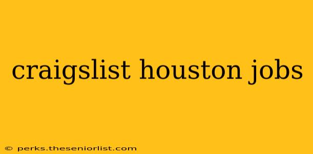 craigslist houston jobs