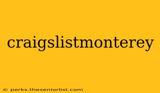 craigslistmonterey