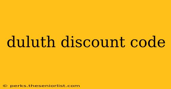duluth discount code