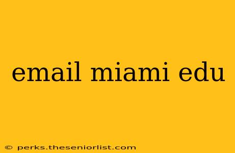 email miami edu