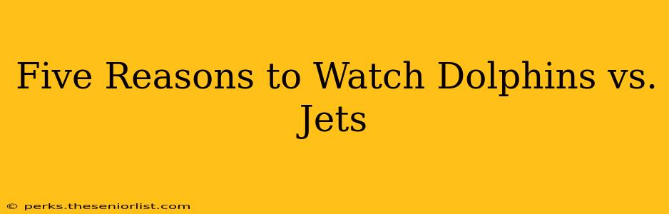 Five Reasons to Watch Dolphins vs. Jets
