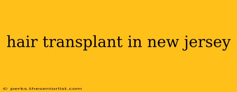 hair transplant in new jersey