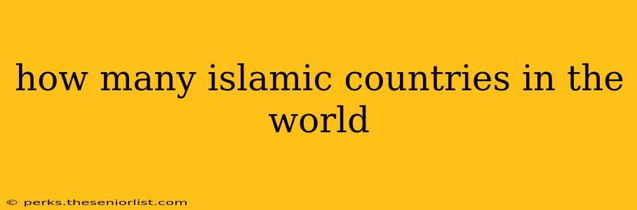how many islamic countries in the world