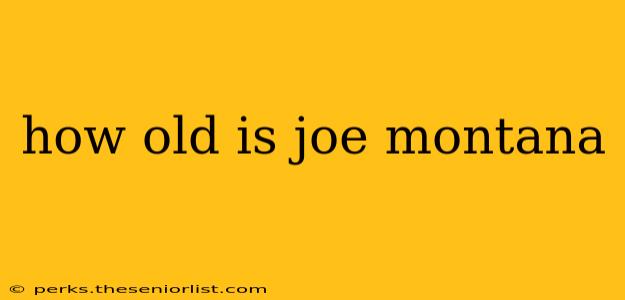 how old is joe montana