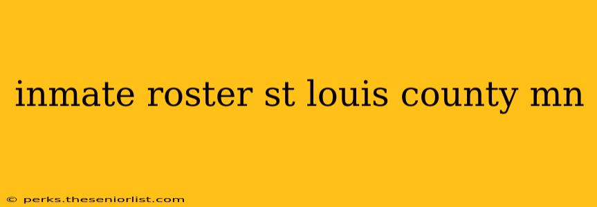 inmate roster st louis county mn