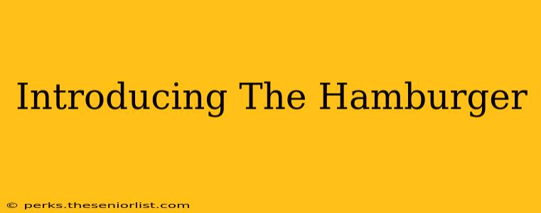Introducing The Hamburger