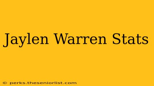 Jaylen Warren Stats