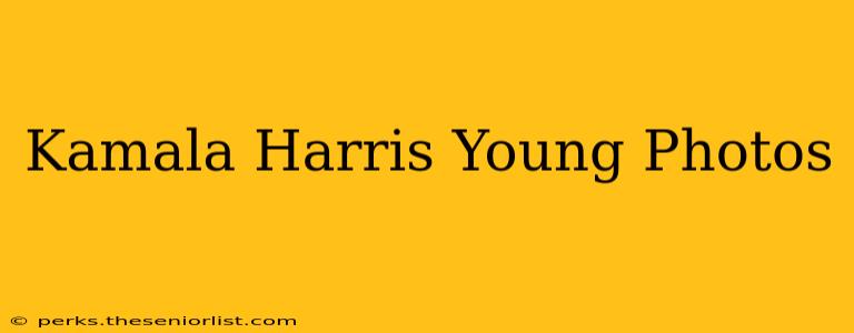 Kamala Harris Young Photos