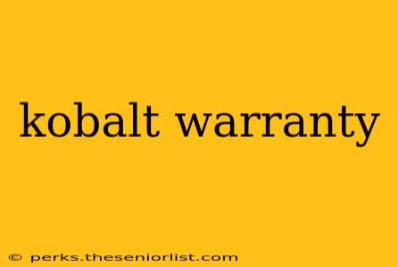 kobalt warranty