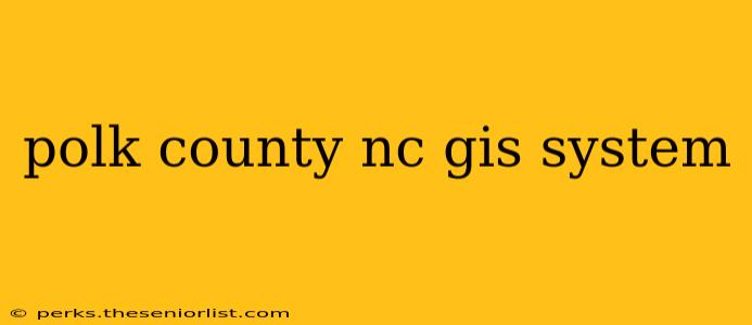 polk county nc gis system