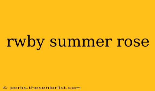 rwby summer rose