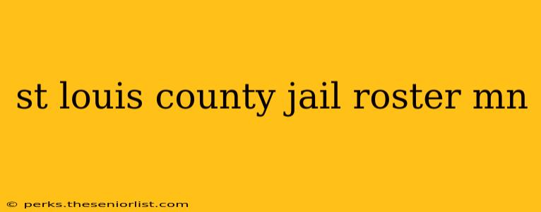 st louis county jail roster mn