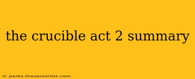the crucible act 2 summary