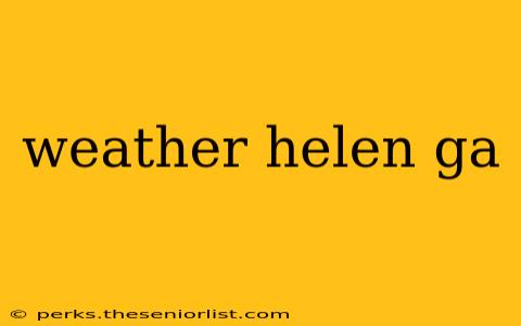 weather helen ga