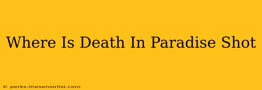 Where Is Death In Paradise Shot