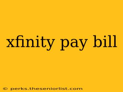 xfinity pay bill