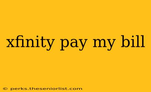 xfinity pay my bill